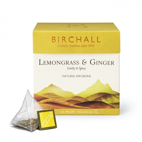 Birchall Lemongrass & Ginger Prism Tea Bags